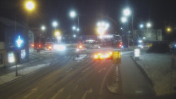 Křižovatka ulic Komenského a Velké Novosady