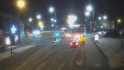 Křižovatka ulic Komenského a Velké Novosady