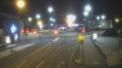 Křižovatka ulic Komenského a Velké Novosady