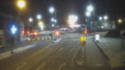 Křižovatka ulic Komenského a Velké Novosady