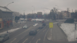 Křižovatka ulic Komenského a Velké Novosady