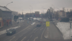 Křižovatka ulic Komenského a Velké Novosady