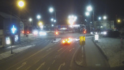 Křižovatka ulic Komenského a Velké Novosady