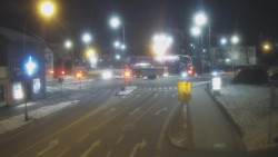 Křižovatka ulic Komenského a Velké Novosady