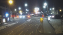 Křižovatka ulic Komenského a Velké Novosady