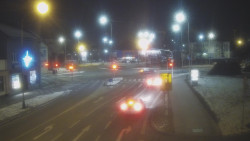 Křižovatka ulic Komenského a Velké Novosady