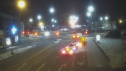 Křižovatka ulic Komenského a Velké Novosady