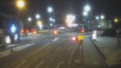 Křižovatka ulic Komenského a Velké Novosady