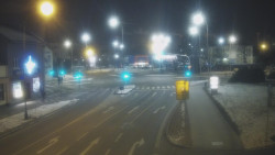 Křižovatka ulic Komenského a Velké Novosady