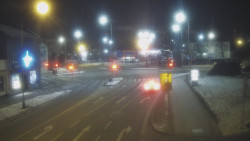 Křižovatka ulic Komenského a Velké Novosady