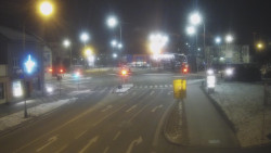 Křižovatka ulic Komenského a Velké Novosady