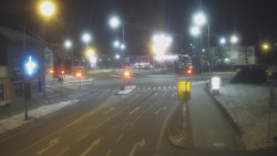 Křižovatka ulic Komenského a Velké Novosady