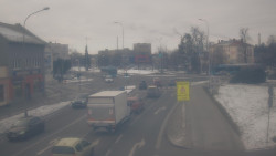 Křižovatka ulic Komenského a Velké Novosady