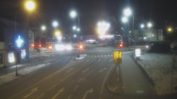 Křižovatka ulic Komenského a Velké Novosady