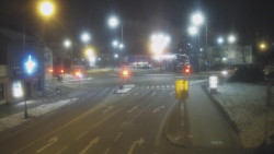 Křižovatka ulic Komenského a Velké Novosady