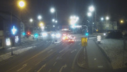 Křižovatka ulic Komenského a Velké Novosady