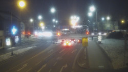 Křižovatka ulic Komenského a Velké Novosady