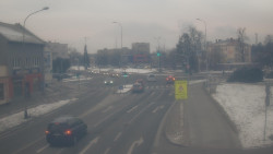 Křižovatka ulic Komenského a Velké Novosady