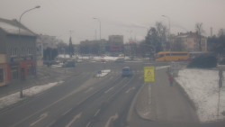 Křižovatka ulic Komenského a Velké Novosady