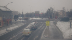 Křižovatka ulic Komenského a Velké Novosady