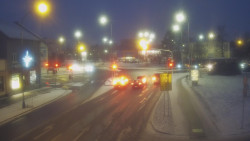 Křižovatka ulic Komenského a Velké Novosady