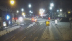 Křižovatka ulic Komenského a Velké Novosady