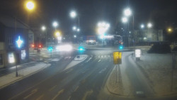 Křižovatka ulic Komenského a Velké Novosady