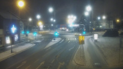 Křižovatka ulic Komenského a Velké Novosady