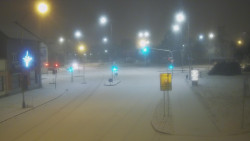 Křižovatka ulic Komenského a Velké Novosady