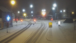 Křižovatka ulic Komenského a Velké Novosady