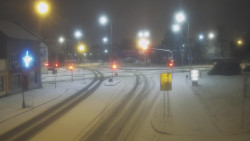 Křižovatka ulic Komenského a Velké Novosady