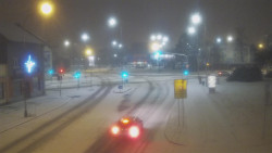 Křižovatka ulic Komenského a Velké Novosady