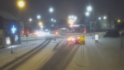 Křižovatka ulic Komenského a Velké Novosady