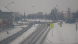 Křižovatka ulic Komenského a Velké Novosady