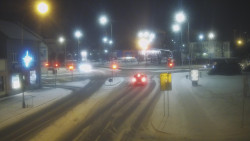 Křižovatka ulic Komenského a Velké Novosady