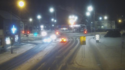 Křižovatka ulic Komenského a Velké Novosady