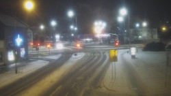 Křižovatka ulic Komenského a Velké Novosady