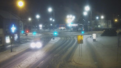 Křižovatka ulic Komenského a Velké Novosady