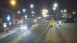 Křižovatka ulic Komenského a Velké Novosady