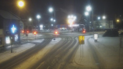 Křižovatka ulic Komenského a Velké Novosady