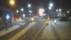 Křižovatka ulic Komenského a Velké Novosady