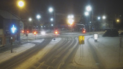 Křižovatka ulic Komenského a Velké Novosady