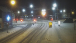 Křižovatka ulic Komenského a Velké Novosady