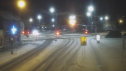 Křižovatka ulic Komenského a Velké Novosady