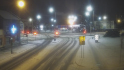 Křižovatka ulic Komenského a Velké Novosady