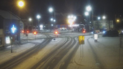 Křižovatka ulic Komenského a Velké Novosady