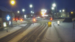 Křižovatka ulic Komenského a Velké Novosady