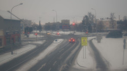 Křižovatka ulic Komenského a Velké Novosady