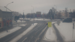 Křižovatka ulic Komenského a Velké Novosady