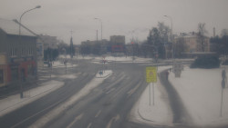 Křižovatka ulic Komenského a Velké Novosady